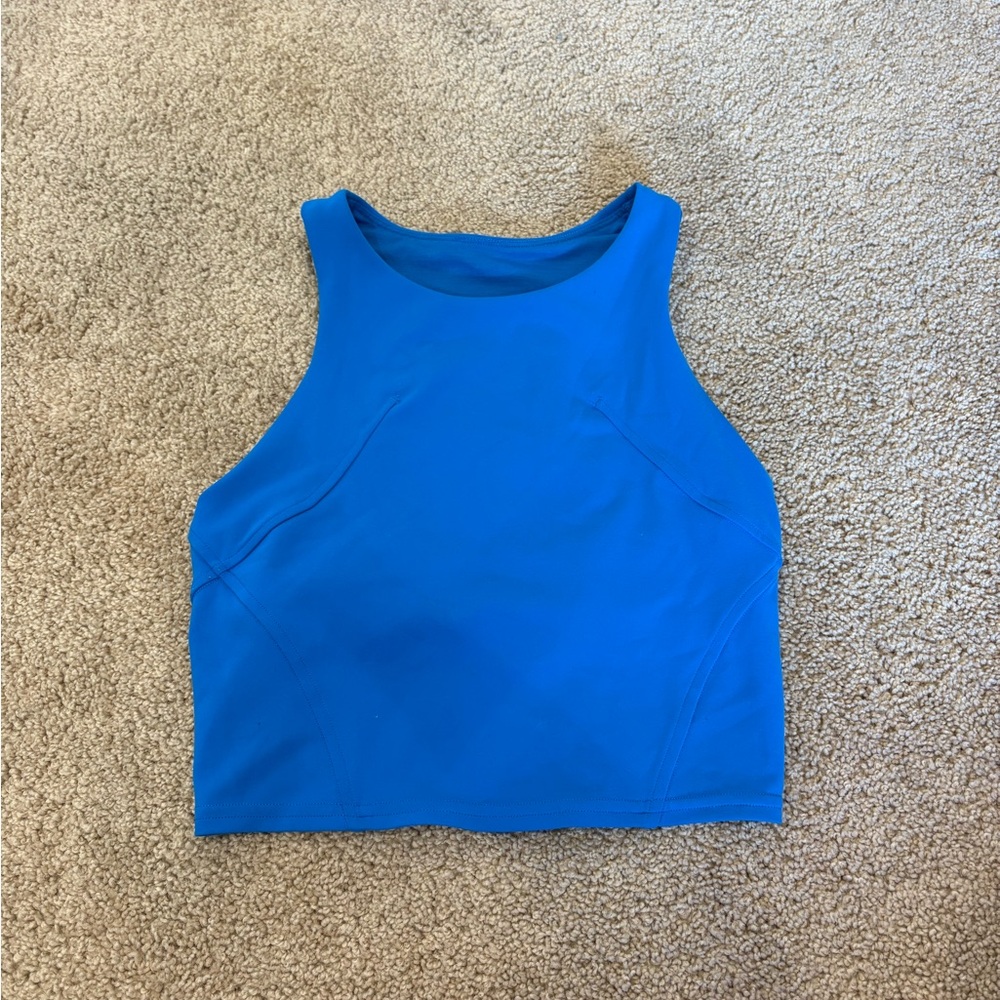 Blue Lululemon tank top